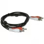 Microconnect AUDCC2 Audiokabel 1,5 m 2 x RCA Schwarz