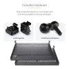 StarTech.com CABSHELF116V2PK 2er-Pack 1HE belüftete Rack-Fachböden, 16 Zoll tief