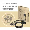 CLUB3D USB Type C + HDMI™ + MiniDisplayPort™ 1.2 zu HDMI™ 4K60Hz HDR M/M Aktiver Adapter 32AWG