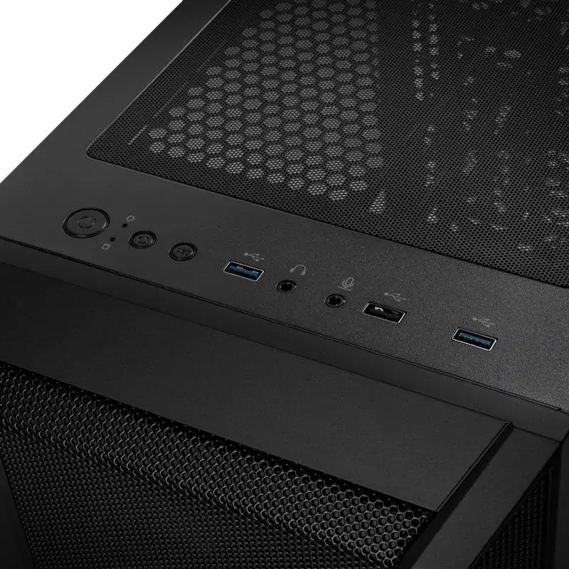 PC-Gehäuse Kolink Citadel Mesh Micro Tower Schwarz