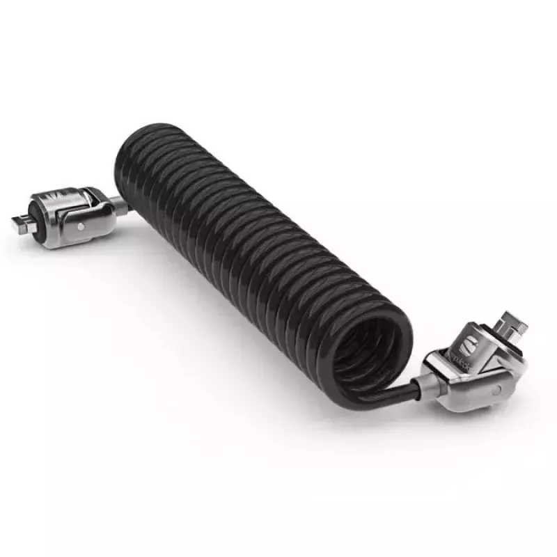 Sicherheitskabelschloss Compulocks CL02H Dual Head Coiled T-bar