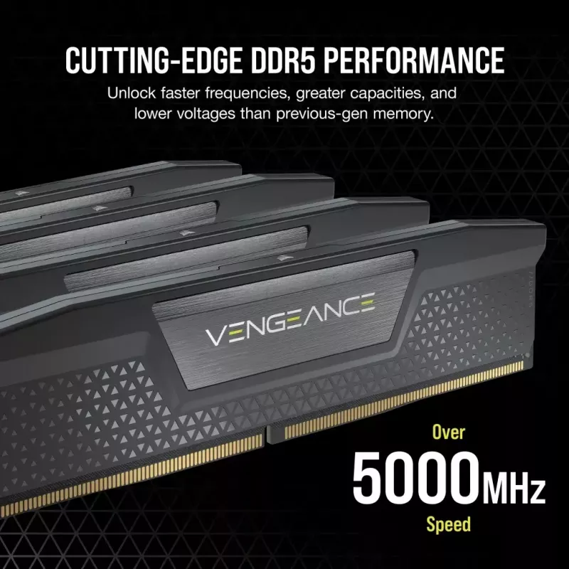 Corsair Vengeance 48 GB (2x24 GB) DDR5-6000 CL30 Speicher-Kit, Grau