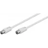 Koaxialkabel Microconnect COAX015W RCA 1,5 m Weiß
