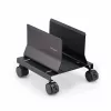 StarTech.com CPUMOBILESTND Computer-Tower-Wagen mit Rollen, verstellbar, Stahl, Schwarz