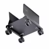 StarTech.com CPUMOBILESTND Computer-Tower-Wagen mit Rollen, verstellbar, Stahl, Schwarz