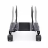StarTech.com CPUMOBILESTND Computer-Tower-Wagen mit Rollen, verstellbar, Stahl, Schwarz