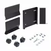 StarTech.com CPUMOBILESTND Computer-Tower-Wagen mit Rollen, verstellbar, Stahl, Schwarz