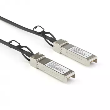 StarTech.com Dell EMC DAC-SFP-10G-1M kompatibles 1m 10G SFP+ zu SFP+ Direktanschlusskabel Twinax – 10GbE SFP+ Kupfer DAC 10 Gbit/s stromsparendes passives Mini-GBIC/Transceiver-Modul DAC