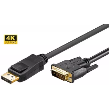 Microconnect DP-DVI-MM-200 Videokabel-Adapter 2 m DisplayPort Schwarz