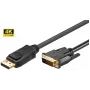 Microconnect DP-DVI-MM-300 Videokabel-Adapter 3 m DisplayPort Schwarz