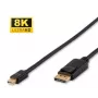 Microconnect DP-MMG-180MBV1.4 DisplayPort-Kabel 2 m Mini DisplayPort Schwarz
