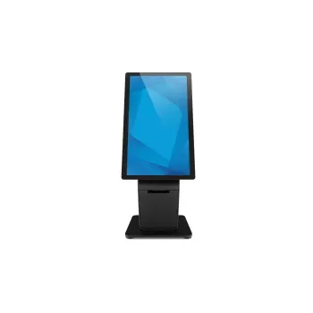Elo Wallaby Pro Selbstbedienungs-Thekenständer für 22–27-Zoll-Displays, Schwarz/Silber
