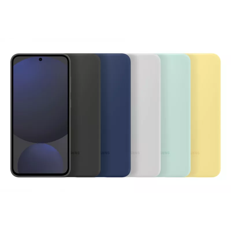 Silikonhülle Samsung Galaxy S24 FE Cover Minzfarbe
