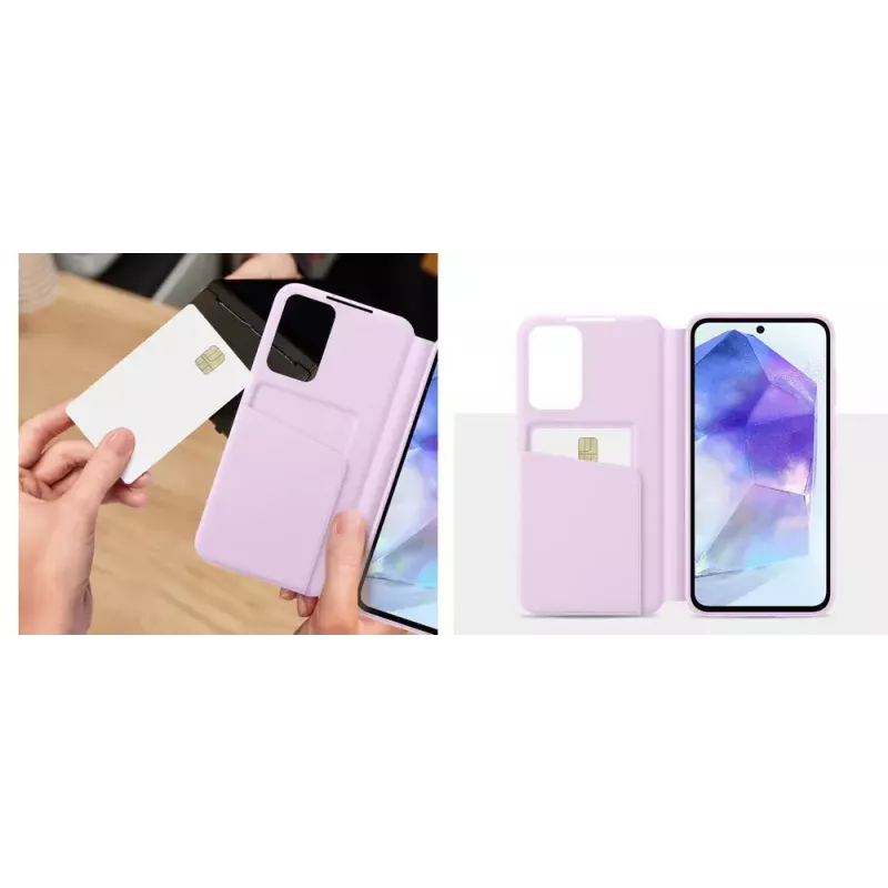 Samsung EF-ZA556 Handyhülle 16,8 cm (6,6 Zoll) Wallet Case Lavendel