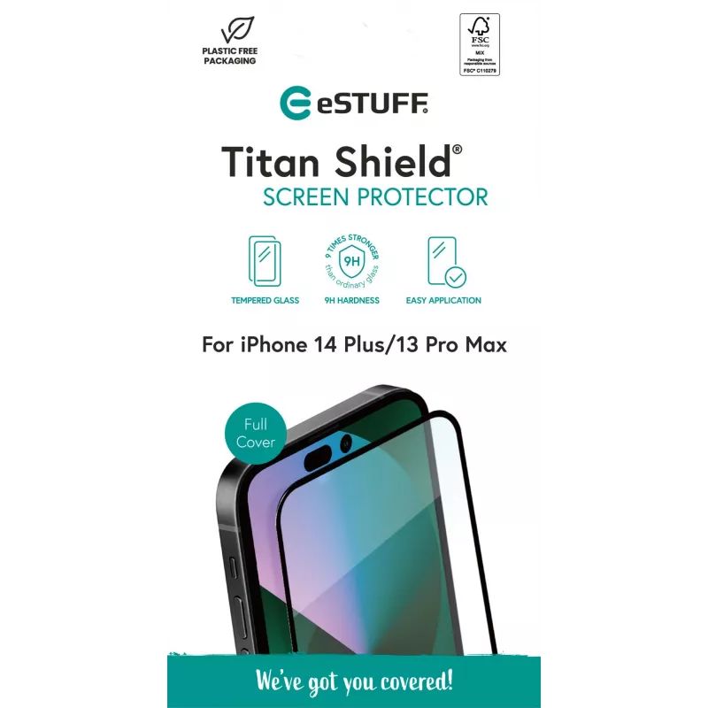 eSTUFF ES501371 Handy-Displayschutzfolie/Backcover-Schutzfolie Klarer Displayschutz Apple 1 Stk.