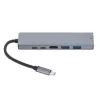 eSTUFF ES623012 Laptop-Dockingstation/Port-Replikator USB 3.2 Gen 1 (3.1 Gen 1) Type-C Grau