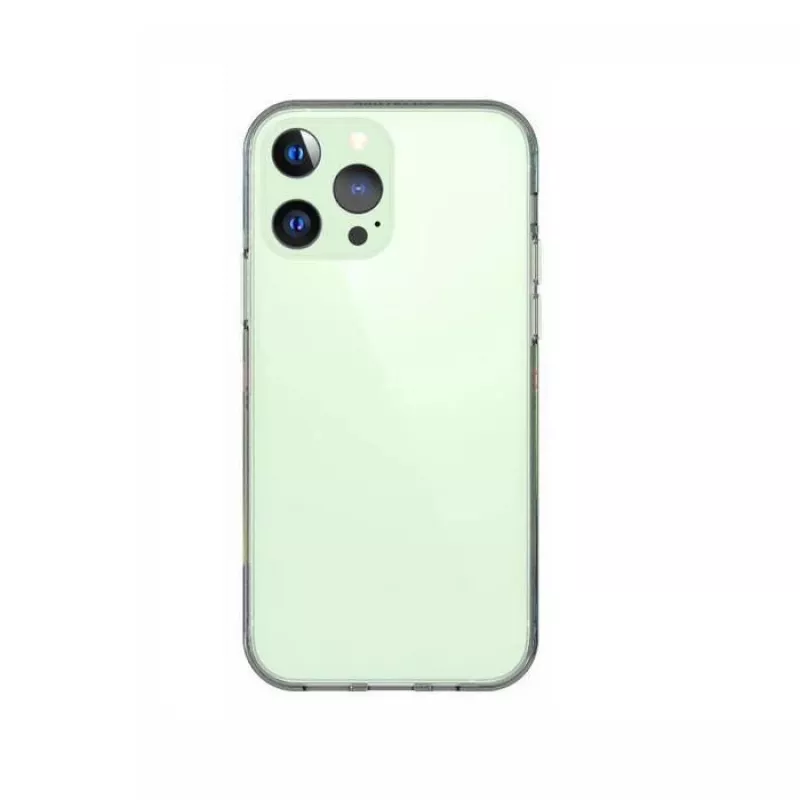 eSTUFF ES67100003 LONDON weiche Rückseitenabdeckung für iPhone 13 Pro, TPU, transparent