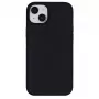 eSTUFF Infinite Riga ES67120026 Handyhülle für iPhone 15 Plus, MagSafe-kompatibel, Silikon, Polycarbonat, Schwarz