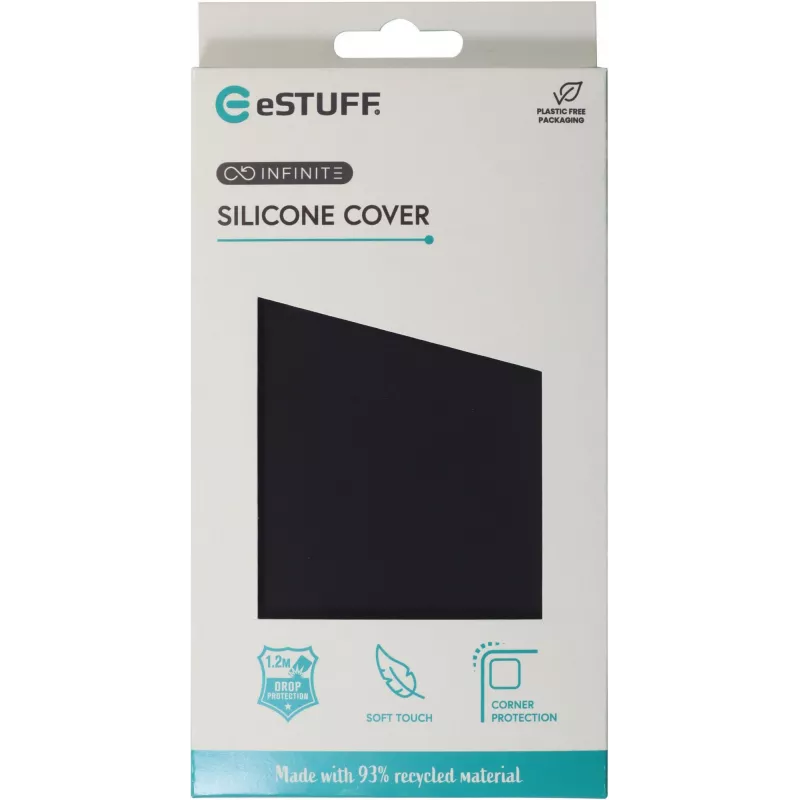 eSTUFF Infinite Riga ES67120029 Handyhülle für iPhone 11, MagSafe-kompatibel, Polycarbonat, Silikon, Schwarz