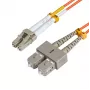 Microconnect FIB420001 InfiniBand/Glasfaserkabel 1 m LC SC Orange