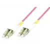MicroConnect FIB440450P Glasfaser-Patchkabel, LC/UPC-LC/UPC, 50 m, OM4 50/125 µm