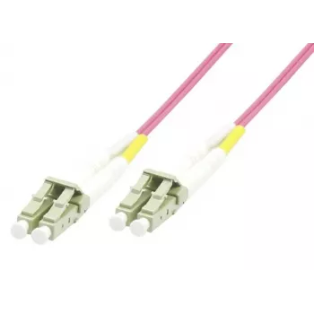 MicroConnect FIB440450P Glasfaser-Patchkabel, LC/UPC-LC/UPC, 50 m, OM4 50/125 µm
