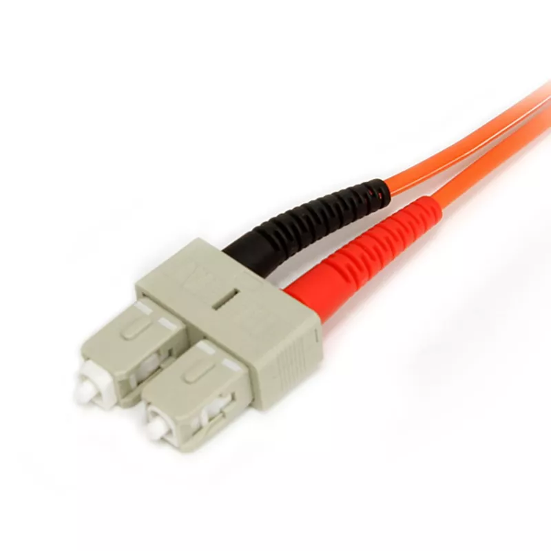 StarTech.com 2m Glasfaserkabel – Multimode Duplex 62.5/125 LSZH Glasfaser-Patchkabel – LC/SC