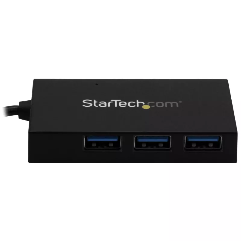 StarTech.com HB30A3A1CSFS 4-Port-USB-3.0-Desktop-Hub, USB-A auf 3x USB-A + 1x USB-C, mit Netzteil