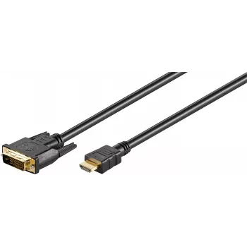 Microconnect HDM192415 Video-Kabeladapter 5 m DVI-D HDMI Typ A (Standard) Schwarz