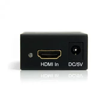 StarTech.com HDMI oder DVI zu DisplayPort Aktiver Konverter, Aktiver Videokonverter, Power, Schwarz, Stahl, CE, FCC, RoHS, 1920 x 1200 Pixel