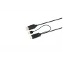 Microconnect HDMI-DP-CON1 Videokabel-Adapter 1 m HDMI Typ A (Standard) DisplayPort Schwarz