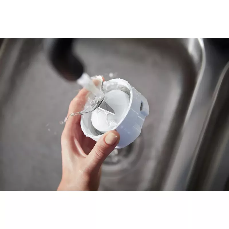 Tischmixer Philips HR2041/00 — 450 W, 1,9-L-Kunststoffbehälter, Edelstahlmesser, weiß