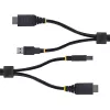 StarTech.com 1,8 m HDMI und USB 5 Gbit/s KVM-Kabel, 4K 60Hz, HDMI 2.0 und USB Kombokabel für KVM-Switches