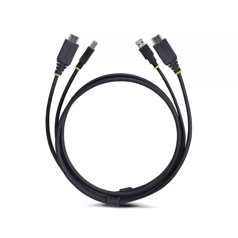 StarTech.com 1,8 m HDMI und USB 5 Gbit/s KVM-Kabel, 4K 60Hz, HDMI 2.0 und USB Kombokabel für KVM-Switches