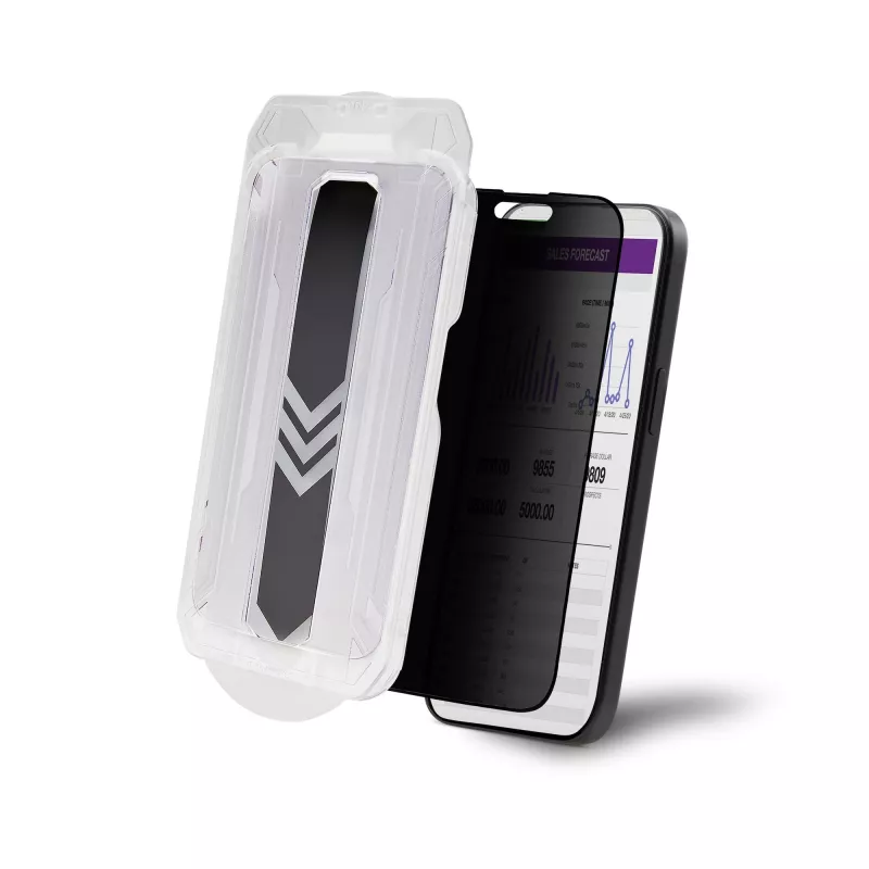 StarTech.com I15T2-PRIVACY-SCREEN Blickschutzfolie für iPhone 15 Pro, Panzerglas, 4-Wege, +/-30° Betrachtungswinkel, schwarz