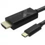 Techly IADAP-USBC-HDMI5TY Videokabel-Adapter 5 m USB Typ-C HDMI Typ A (Standard) Schwarz