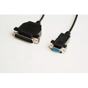 Microconnect IBM029B serielles Kabel Schwarz 3 m DB9 DB25
