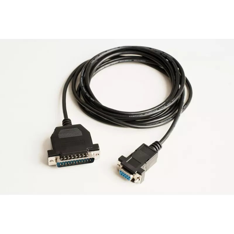Microconnect IBM029B serielles Kabel Schwarz 3 m DB9 DB25