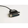 Microconnect IBM029B serielles Kabel Schwarz 3 m DB9 DB25