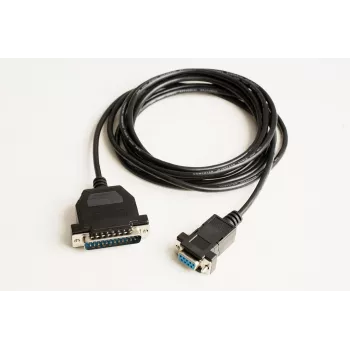 Microconnect IBM029B-1,8 serielles Kabel Schwarz 1,8 m DB-9 DB-25
