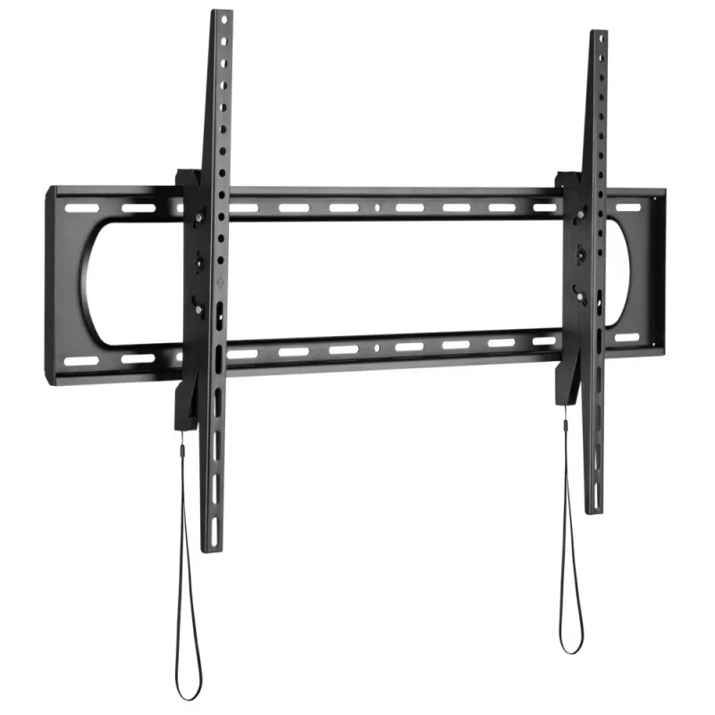 Techly ICA-PLB-369T TV-Wandhalterung, neigbar, schmal 80 mm, für 60–120 Zoll LED/LCD, bis 120 kg