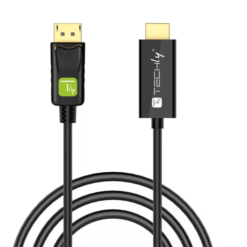 Techly Konverterkabel 1m DisplayPort auf HDMI 1.2 4K ICOC DSP-H12-010