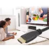 Techly HDMI 2.0 Kabel A/A M/M 9m Schwarz 18 Gbit/s 3D