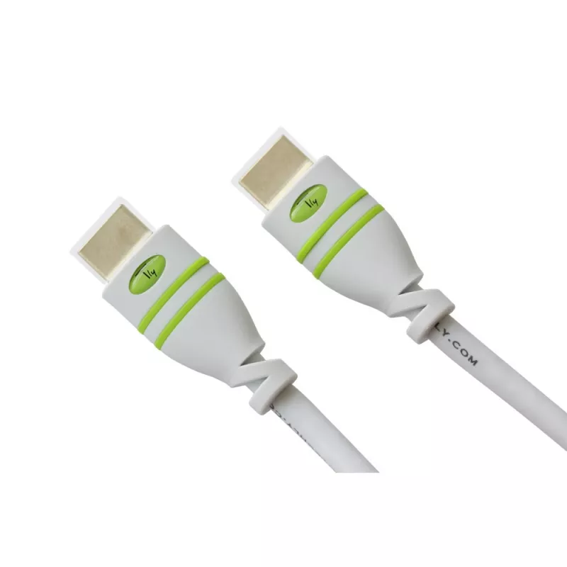 Techly 10m High-Speed-HDMI-Kabel mit Ethernet A/A M/M Weiß ICOC HDMI-4-100WH