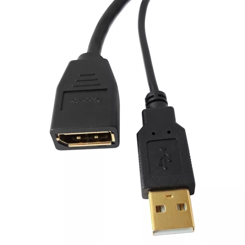 Techly ICOC-HDMI-DP12A HDMI-auf-DisplayPort-Adapter mit USB-Stromversorgung, 4K 30 Hz