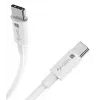 Techly ICOC-MU4-40G240W1 USB-Kabel USB4 Gen 3x2 1 m USB C Weiß