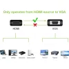 Techly Kabelkonverter-Adapter HDMI auf VGA mit Audio IDATA HDMI-VGA2A