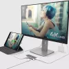 j5create JCD383 USB-C™ 9-in-1 Multi-Adapter, Silber und Weiß
