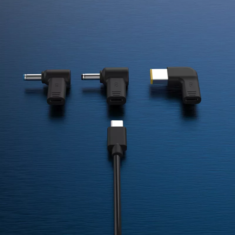 j5create JUP1565DCE3A-EN 67W GaN PD USB-C® Mini-Ladegerät mit 3 Arten von DC-Steckern - EU