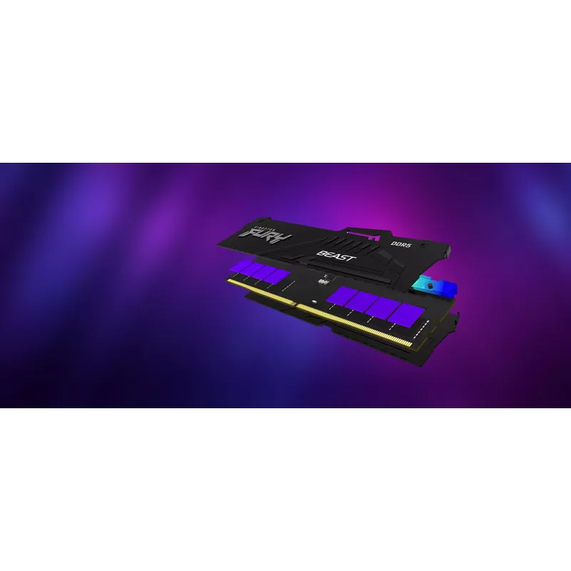 Kingston Technology FURY Beast 32GB 6000MT/s DDR5 CL36 DIMM RGB EXPO